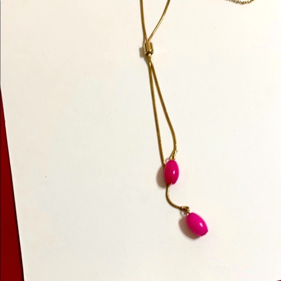 🖤NEW💕AVA & AIDEN 💕pink stone necklace - Picture 10 of 11